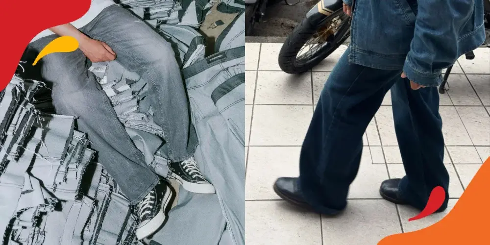 celana loose fit pria Rockmaker